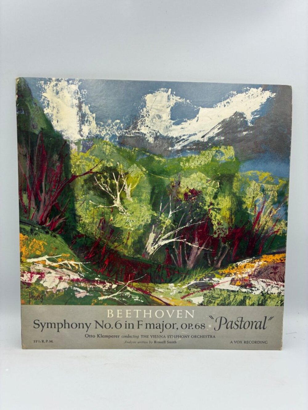 Beethoven Symphony No. 6 In F Major Op. 68 LP 33 RPM Vienna Symphony Vox